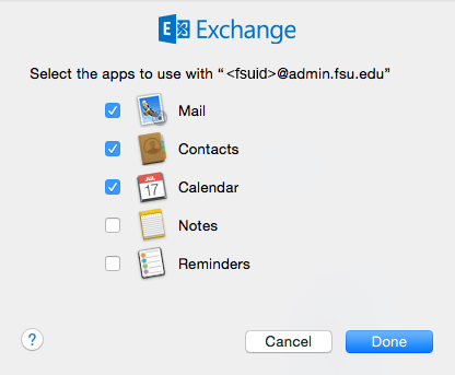 Step 8 - Select EWS Options - Finish